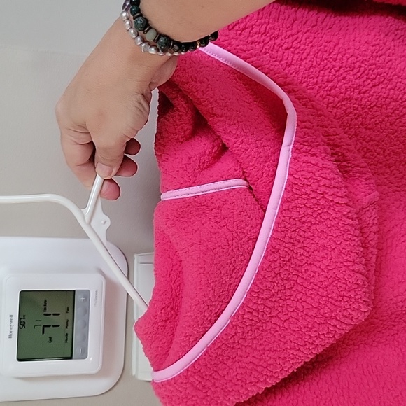 3/$12 CUTEST EVER LANDS END SHERPA HOODIE - Picture 7 of 9